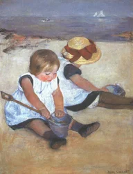 Enfants sur la plage
